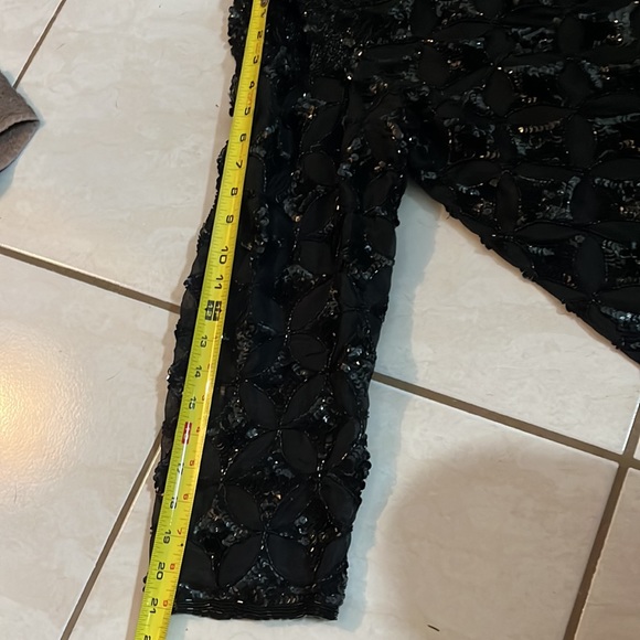 Vintage, sequence jacket, hook and eye closures - Picture 15 of 15